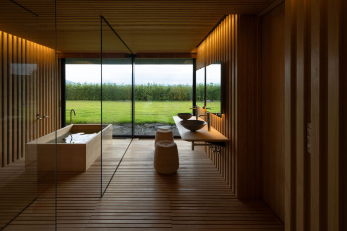 Mt.Fuji Residence με μεγάλο άνοιγμα ώστε να εισέρχεται το φυσικό φως